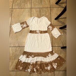 White For Love & Lemons Eva Midi Dress White
Size M